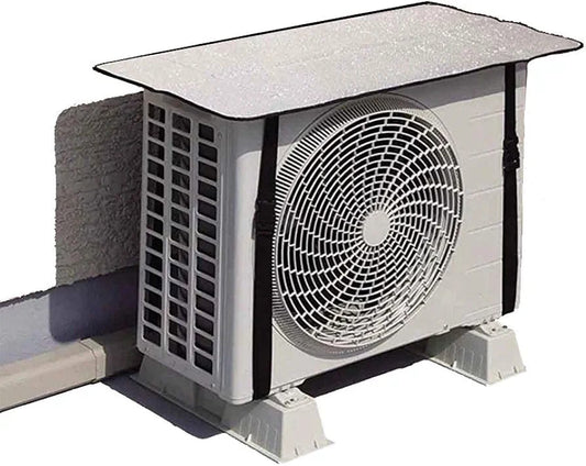 Window Air Conditioner Cover for Outside Units, Waterproof Window AC Unit Cover Sun Shade UV Defense, Snow, Ice, Frost, Leaf Guard.